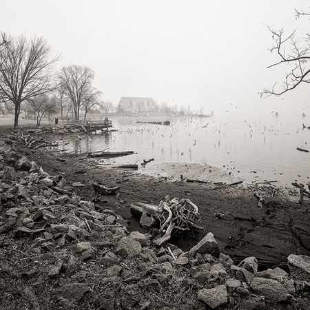 Shore Line in Fog #2