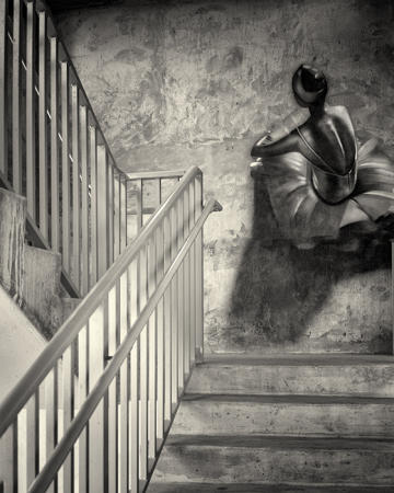 Stairwell Ballerina