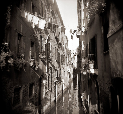 Laundry Day, Venetian Canal